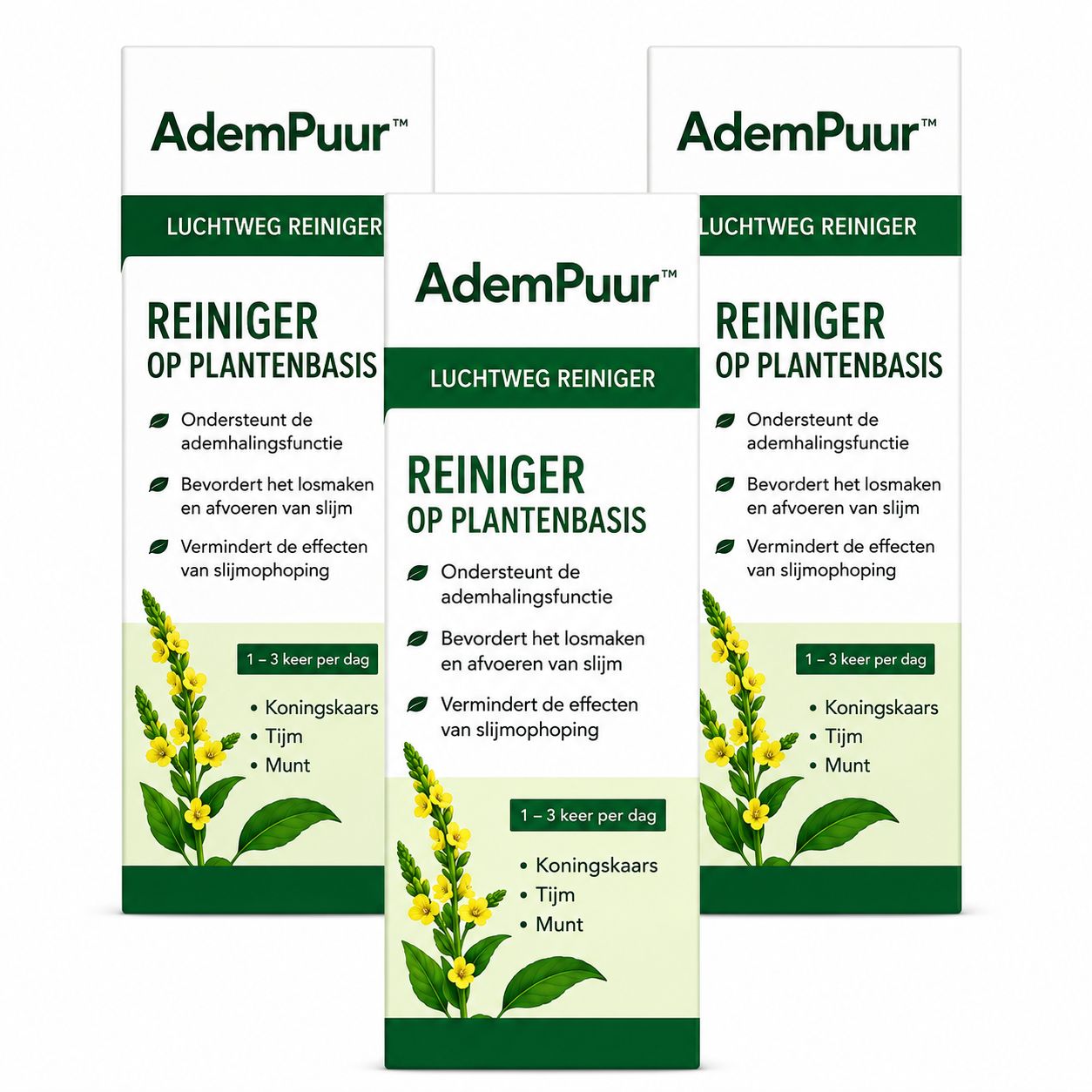 3x AdemPuur™ Inhaleerpen